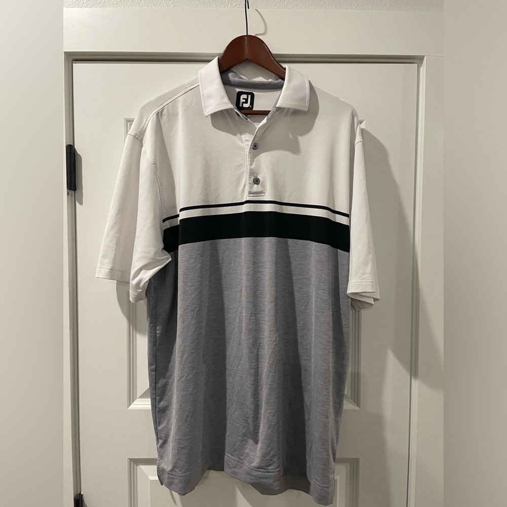 Footjoy FJ Athletic Fit Golf Polo Shirt Men's sz XL